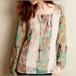 42. ANTHROPOLOGIE MEADOW RUE Giana Blouse